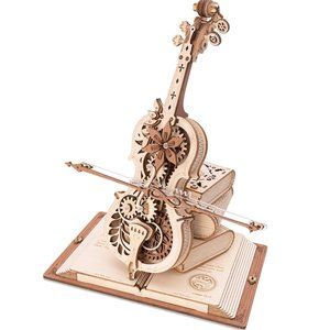 Magic Cello Model 3D Puzzle Mechanical Music Box AMK63